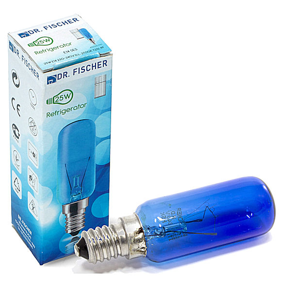 Lampe Kühlschrank 25W E14 blau passend für Bosch Gaggenau Neff Siemens